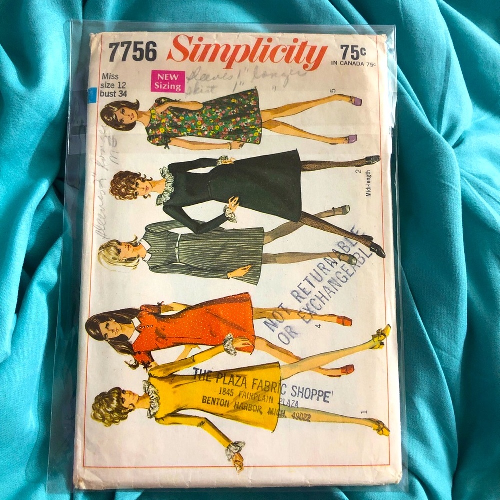 1970s vintage pattern